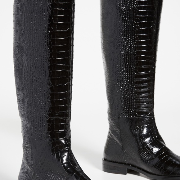 Freda Salvatore peak black boots nwb 6.5 - Picture 3 of 4